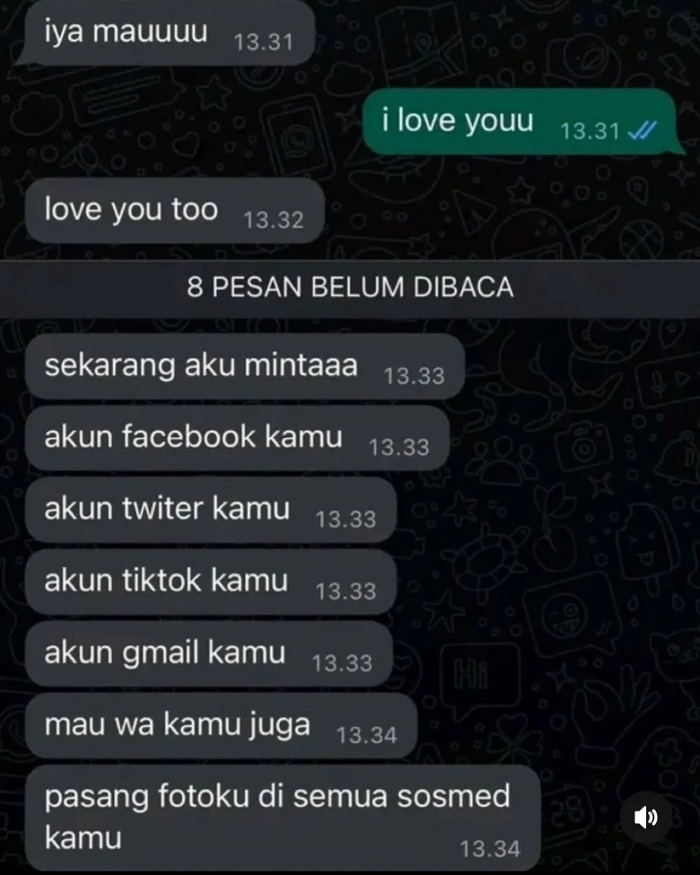 Chat pasangan banyak minta bikin hela napas Berbagai sumber Chat pasangan banyak minta bikin hela napas Berbagai sumber