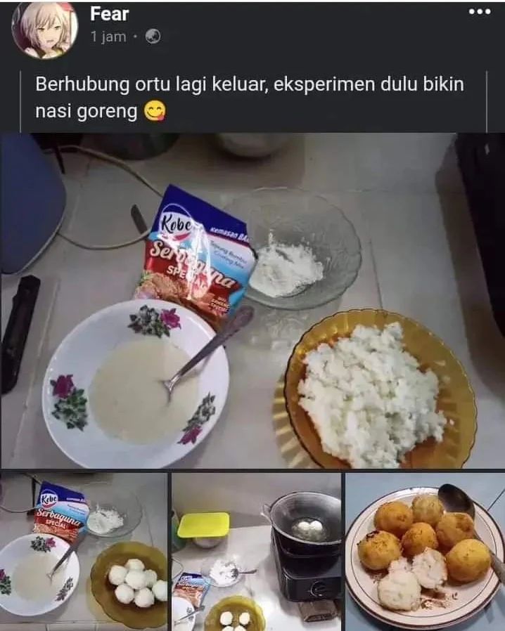 Hasil karya orang gabut dilihat berkali-kali tetap absurd Berbagai sumber