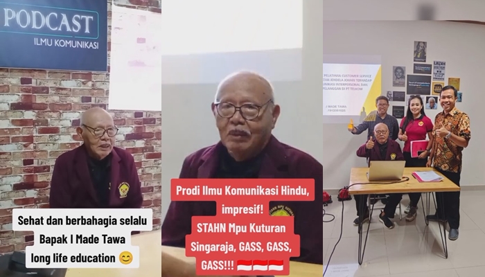 mahasiswa umur 80 tahun ujian proposal skripsi © 2023 brilio.net