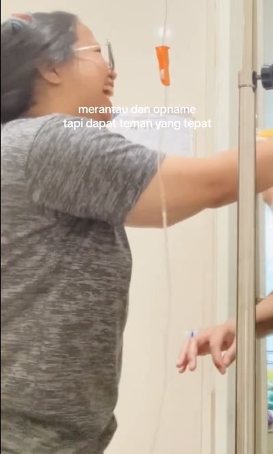 cewek ini bagikan nasib baiknya saat opname di rumah sakit Berbagai sumber