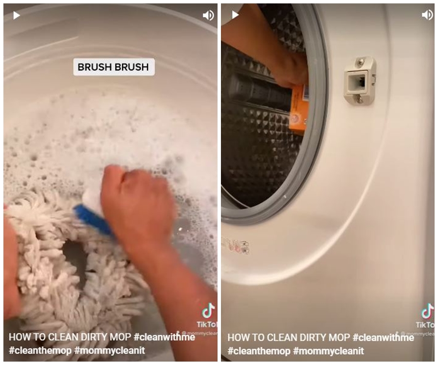 Cukup tambah 1 bahan dapur, begini trik bersihkan kain pel yang hitam dan dekil agar kembali kinclong