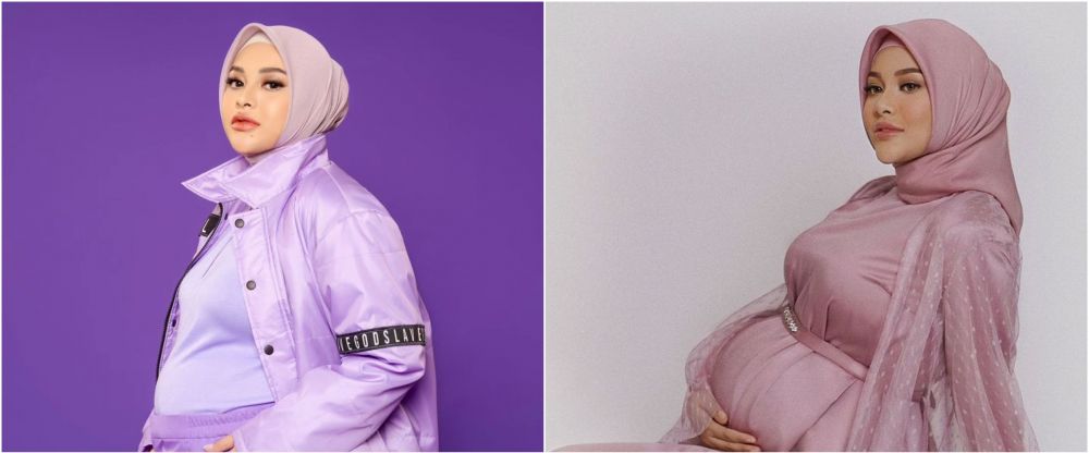 gaya maternity shoot Aurel Hermansyah © 2023 brilio.net