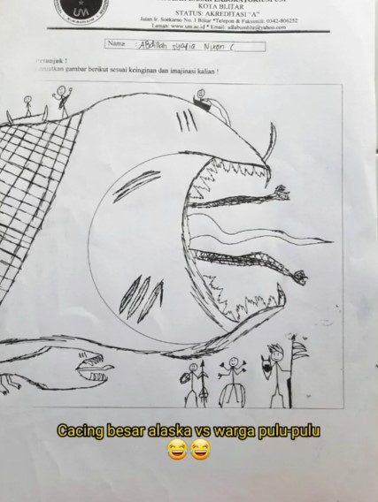 tugas seni rupa kelas 5 SD © TikTok