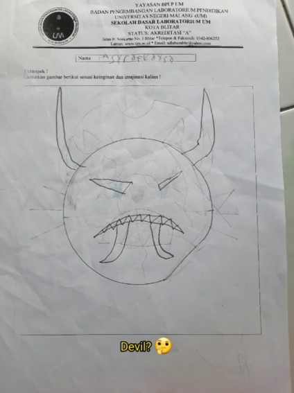 tugas seni rupa kelas 5 SD © TikTok