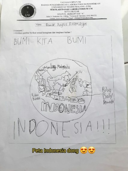 tugas seni rupa kelas 5 SD © TikTok