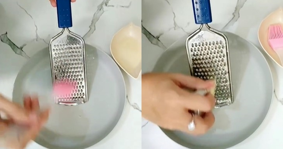 Cukup oles 1 bahan dapur, ini cara jitu memarut keju agar tidak lengket di parutan