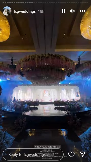 resepsi ke-4 putra Hotman Paris © Instagram