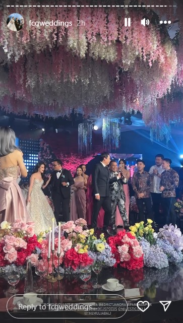 resepsi ke-4 putra Hotman Paris © Instagram