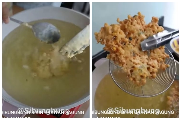 Jangan pakai tepung terigu, ini trik bikin bakwan jagung renyah dan tak berminyak pakai 2 bahan
