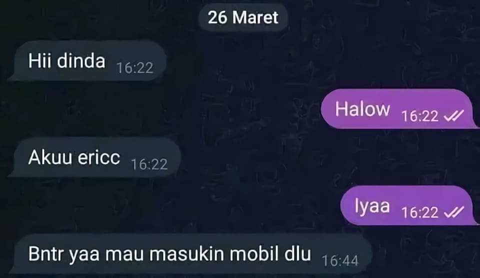 Chat PDKT bikin geregetan pol  Berbagai sumber