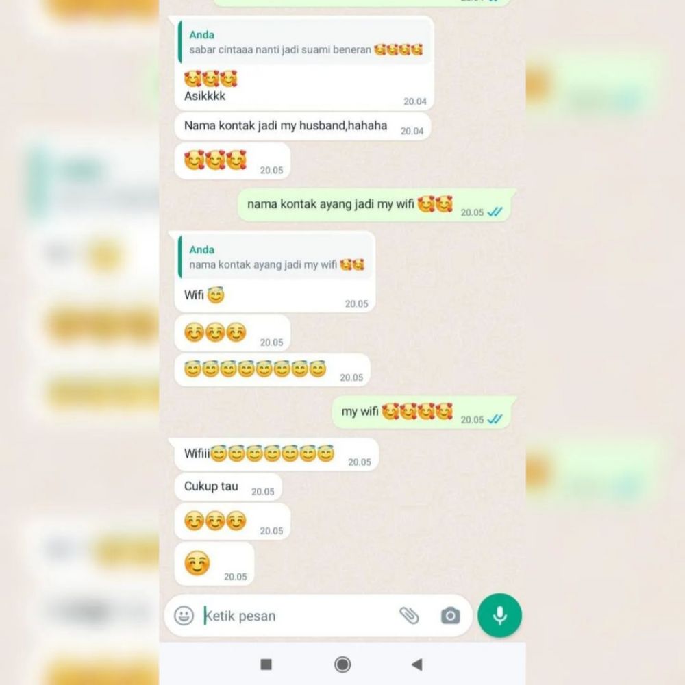 Chat PDKT bikin geregetan pol  Berbagai sumber