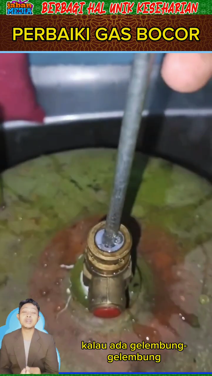 Bukan ditambal karet gelang, ini trik mengatasi tabung gas elpiji bocor cuma pakai 1 alat sederhana