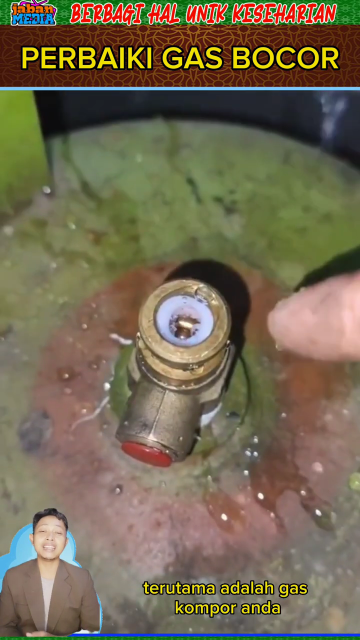 Bukan ditambal karet gelang, ini trik mengatasi tabung gas elpiji bocor cuma pakai 1 alat sederhana