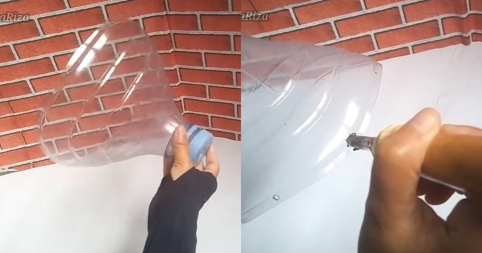 Aksi pria tunjukkan fungsi lain galon bekas ini kreatif tanpa batas, ibu-ibu auto girang