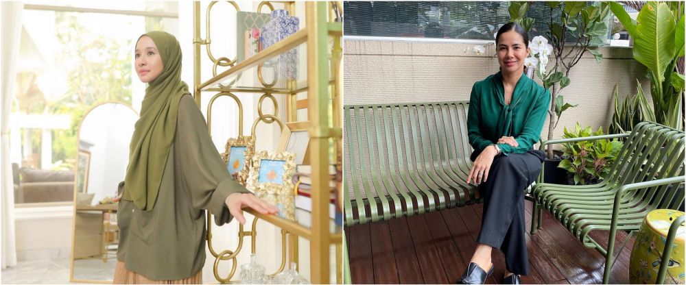 adu gaya Noor Nabila dan Laudya Cynthia Bella © 2023 brilio.net