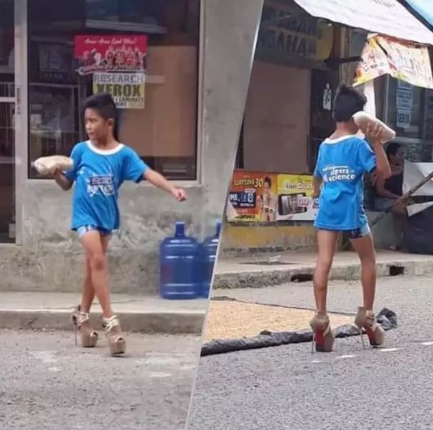 Potret kocak momen orang pakai sepatu Berbagai sumber