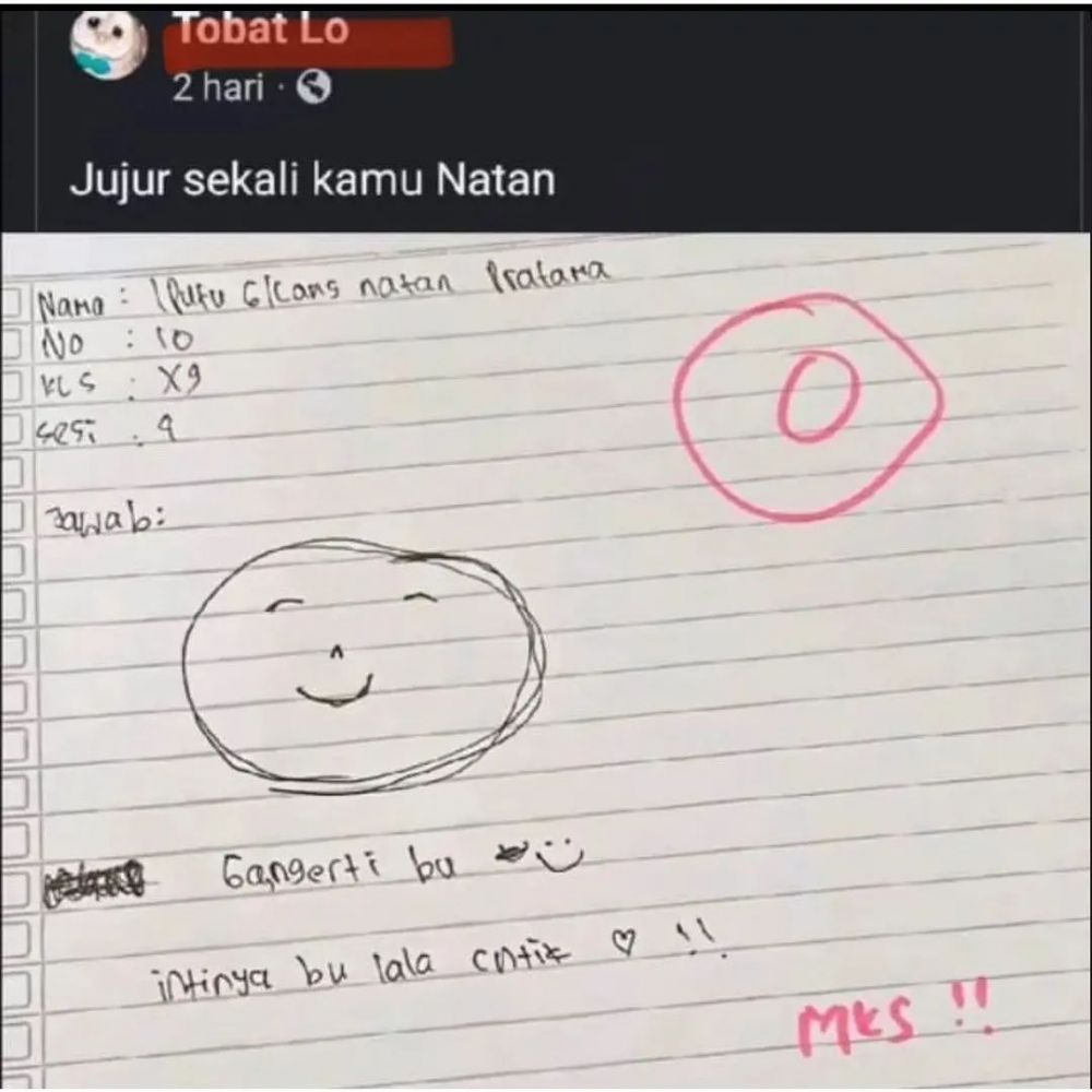 Tulisan di buku murid bikin guru dilema Berbagai sumber