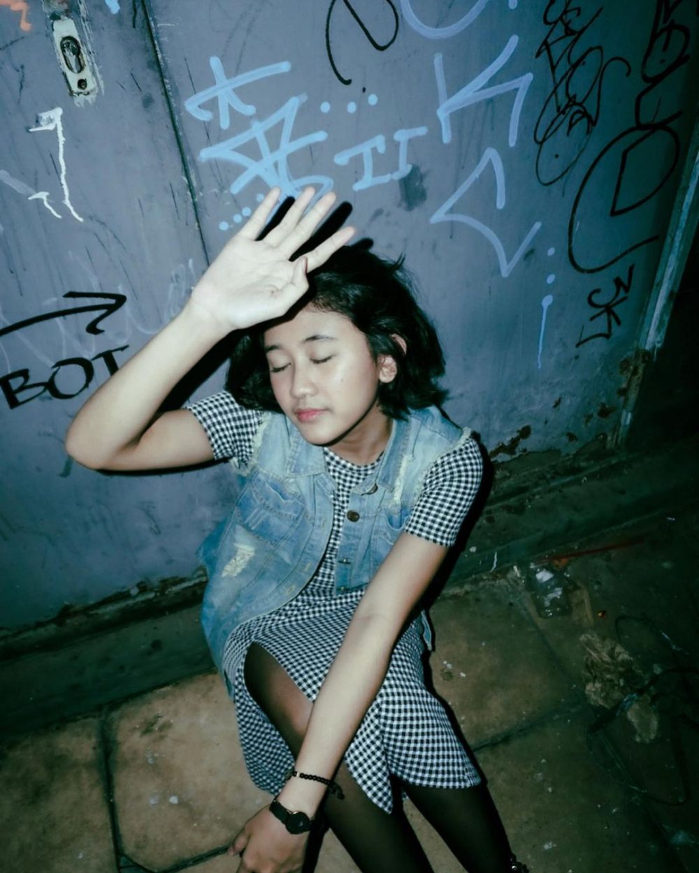 transformasi amel kembaran nike ardilla © instagram