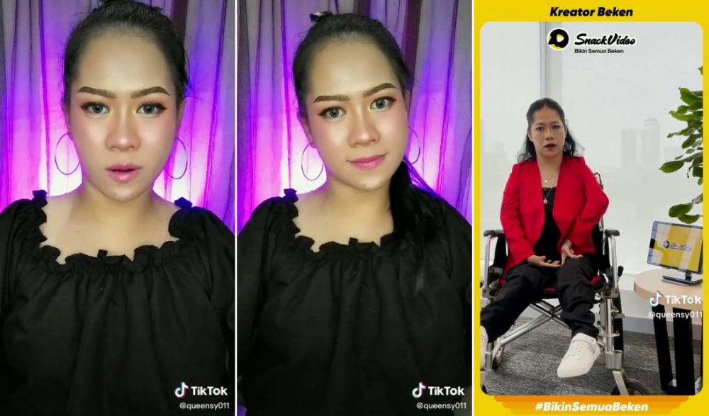 makeup disabilitas © TikTok