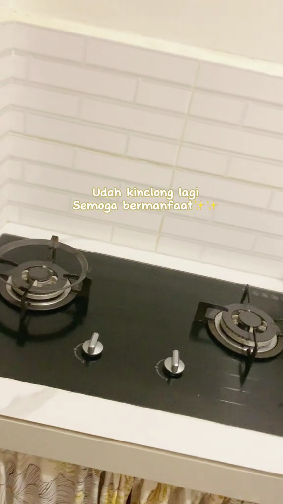 Tanpa baking soda, ini trik bersihkan kerak di tungku burner kompor tanam cuma pakai 2 bahan dapur