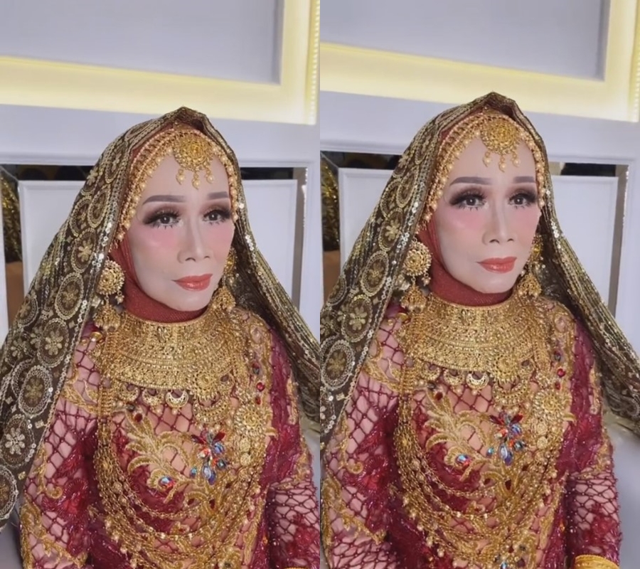 ibu pengantin dirias mirip pengantin © 2023 brilio.net