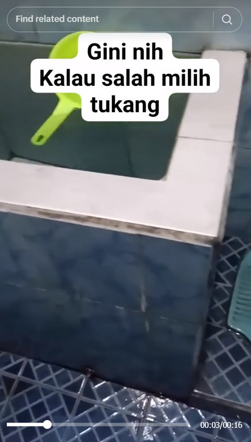 salah pasang wc © TikTok