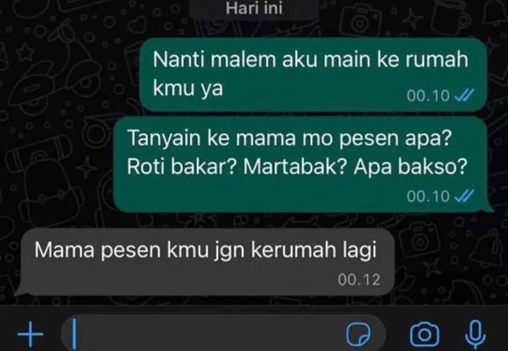 15 Chat lucu calon mertua dan menantu  Berbagai sumber