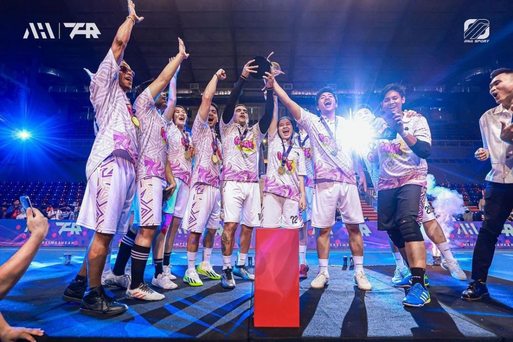 gaya selebrasi aaliyah dan thariq jadi sorotan © berbagai sumber