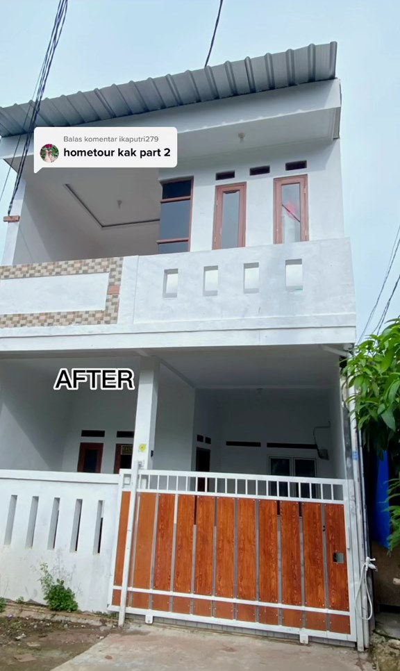 rumah subsidi glow up © TikTok