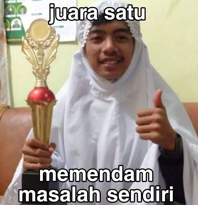 Potret kocak meme juara satu Berbagai sumber