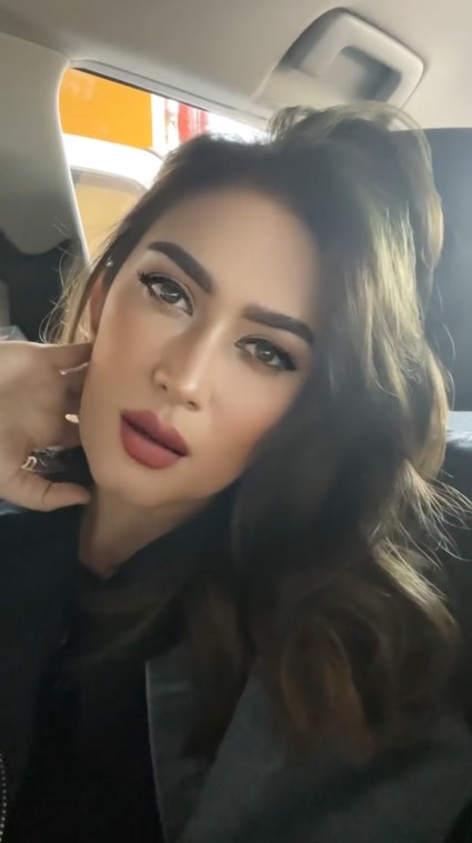 Nafa Urbach pakai filter Bold Glamour © TikTok Nafa Urbach pakai filter Bold Glamour © TikTok