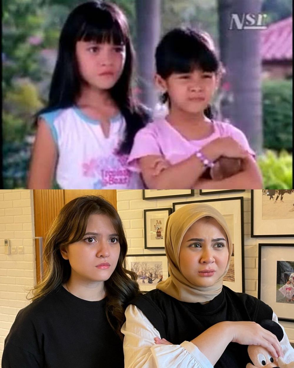 gaya seleb reka ulang foto masa kecil © instagram