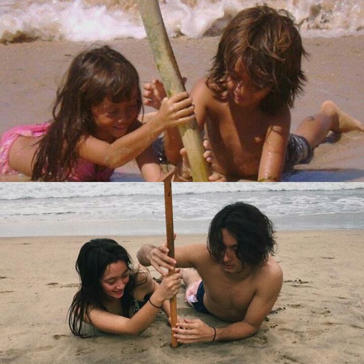 gaya seleb reka ulang foto masa kecil © instagram