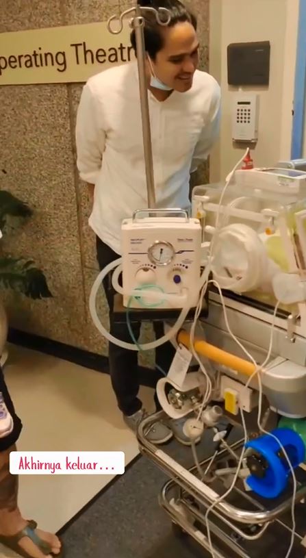 momen nadine melahirkan anak kedua © instagram