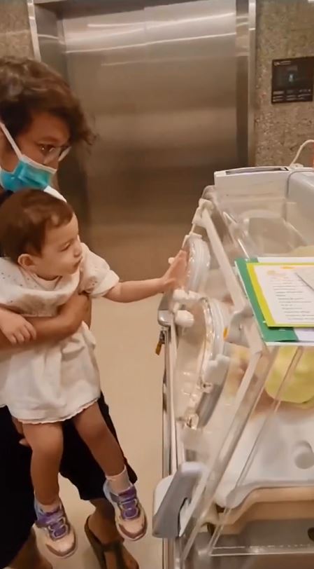 momen nadine melahirkan anak kedua © instagram