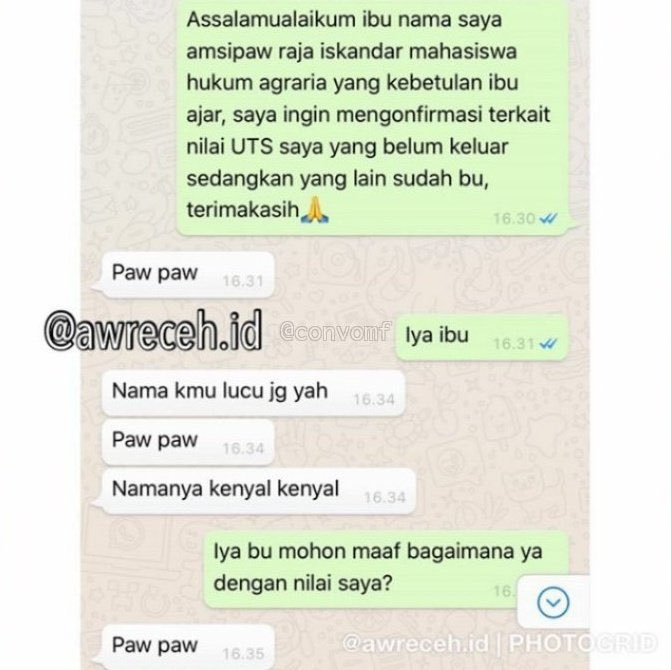 Chat dari guru bikin pengin banting HP Berbagai sumber