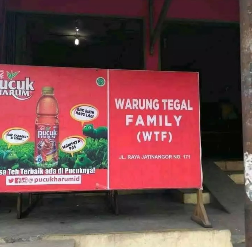 Tulisan warung ternyata ada kepanjangan Berbagai sumber