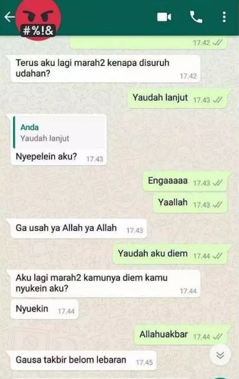 chat lucu pacar tiba-tiba ngambek Berbagai sumber chat lucu pacar tiba-tiba ngambek Berbagai sumber