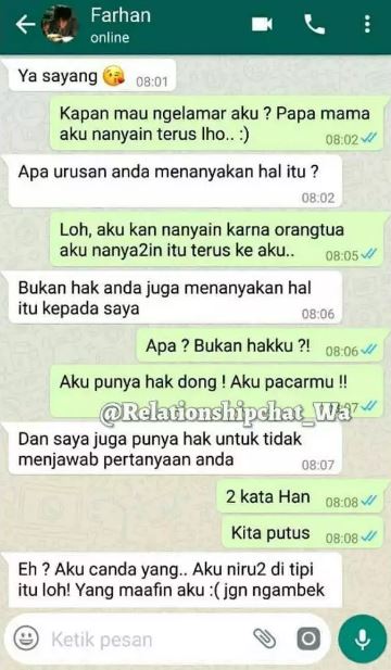chat lucu pacar tiba-tiba ngambek Berbagai sumber chat lucu pacar tiba-tiba ngambek Berbagai sumber