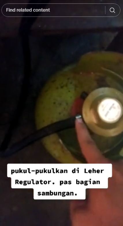 Tak perlu lepas regulator, begini trik atasi tabung gas mampet yang bikin api kompor tak menyala