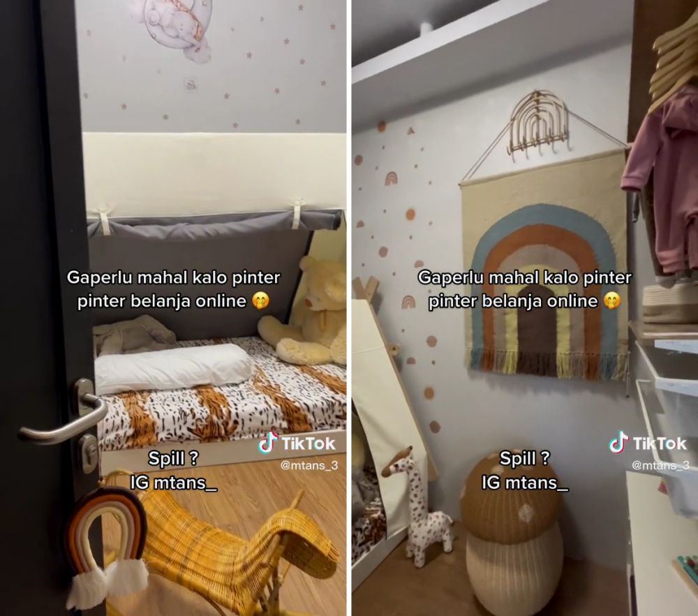 rumah tipe 36 interior hotel © TikTok