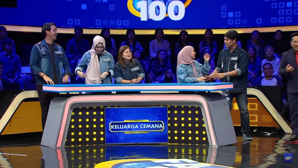 potret lesty kejora dan rizky billar di acara family 100 © berbagai sumber