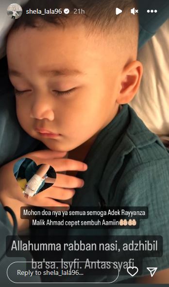 Momen Rayyanza anak Raffi Ahmad dirawat di rumah sakit © 2023 brilio.net
