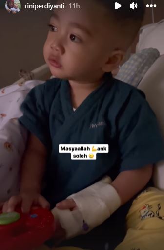 Momen Rayyanza anak Raffi Ahmad dirawat di rumah sakit © 2023 brilio.net