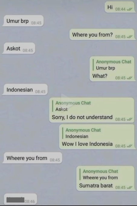 Potret kocak orang ngajak kenalan pakai bahasa Inggris Berbagai sumber