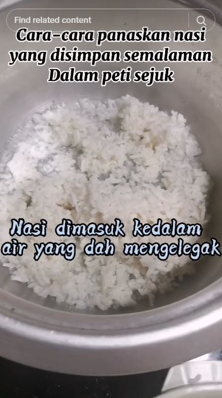 Pulen tanpa microwave dan kukusan, begini trik hangatkan nasi beku yang telah disimpan di kulkas