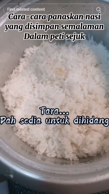 Pulen tanpa microwave dan kukusan, begini trik hangatkan nasi beku yang telah disimpan di kulkas