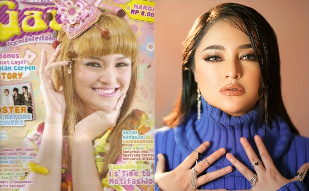 potret dulu dan kini Marshanda © 2023 brilio.net