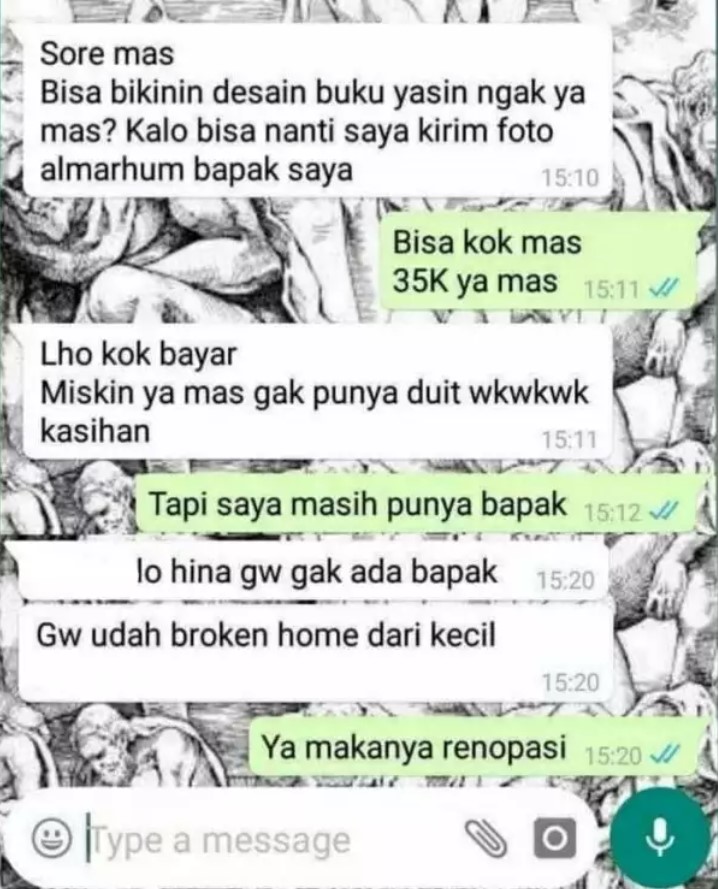 Chat lucu dari penjual absurd Berbagai sumber Chat lucu dari penjual absurd Berbagai sumber