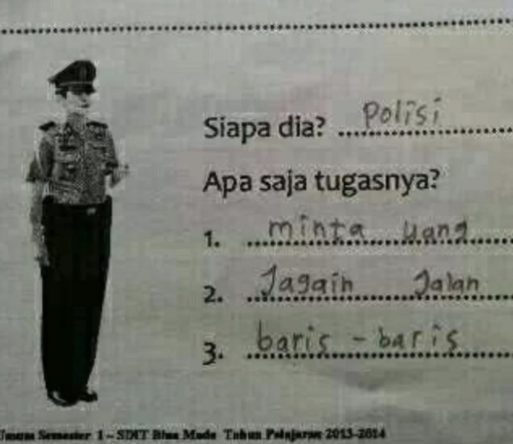 Hasil PR bikin guru merasa gagal Berbagai sumber